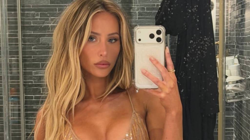 Alix Earle's Skimpy Thong Peeks Through Fully See-Through Micro Minidress
