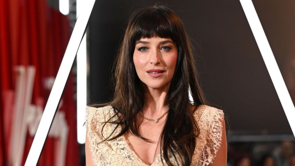 Dakota Johnson Goes Completely Sheer, Putting Her Thong on Full Display