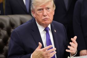 Donald Trump Appears to Struggle to Keep His Eyes Open at ‘Historic’ Event