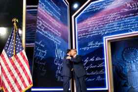 Donald Trump & JD Vance's 'Cheek Bump' During RNC Is Causing a Stir