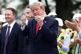 Donald Trump Shows Off White House Helipad as Major Networks Keep Cameras Away