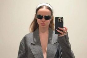 Dove Cameron's Plunging Top Hangs by Just 2 Strings & Dips Low for Diesel
