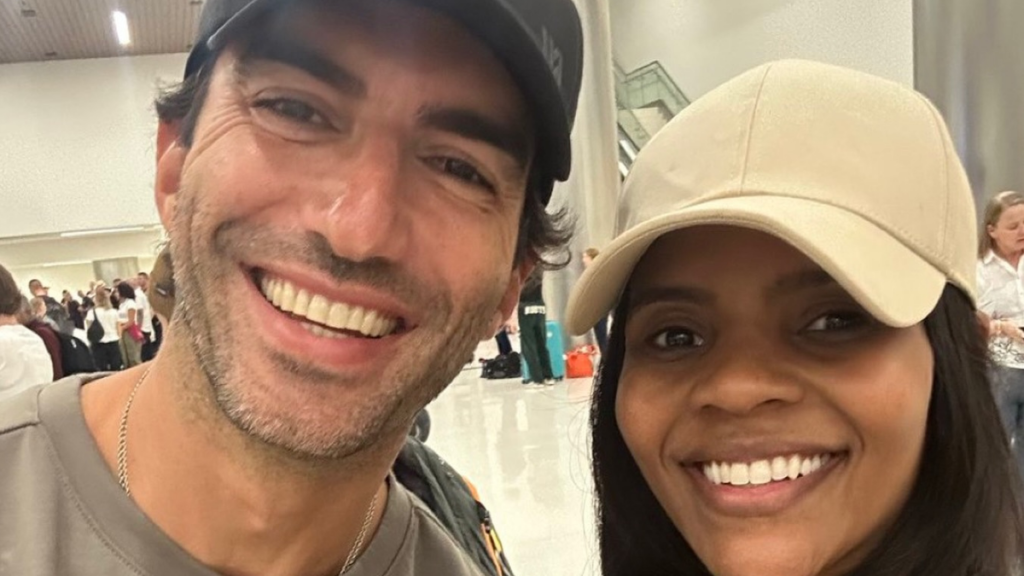 Candace Owens Runs Into Justin Baldoni & Can't Resist Trolling Blake Lively