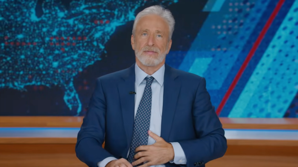 Jon Stewart’s ‘Stay on the Map’ Joke Targets Donald Trump’s Xi Jinping Meeting