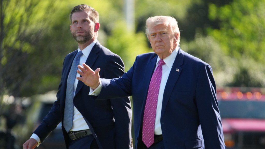 Eric Trump passport Donald Trump