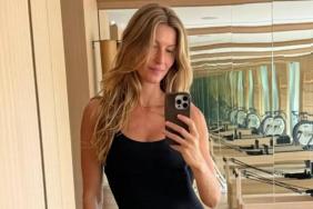 Gisele Bündchen’s Open Blazer Leaves Her With Nothing Underneath