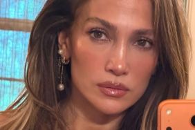 Jennifer Lopez Almost Bares It All in Open Top Plunging Down to Her Waist