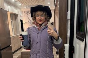 Kate Hudson Leaves Shirt Button Boldly Unbuttoned for a Plunging Look