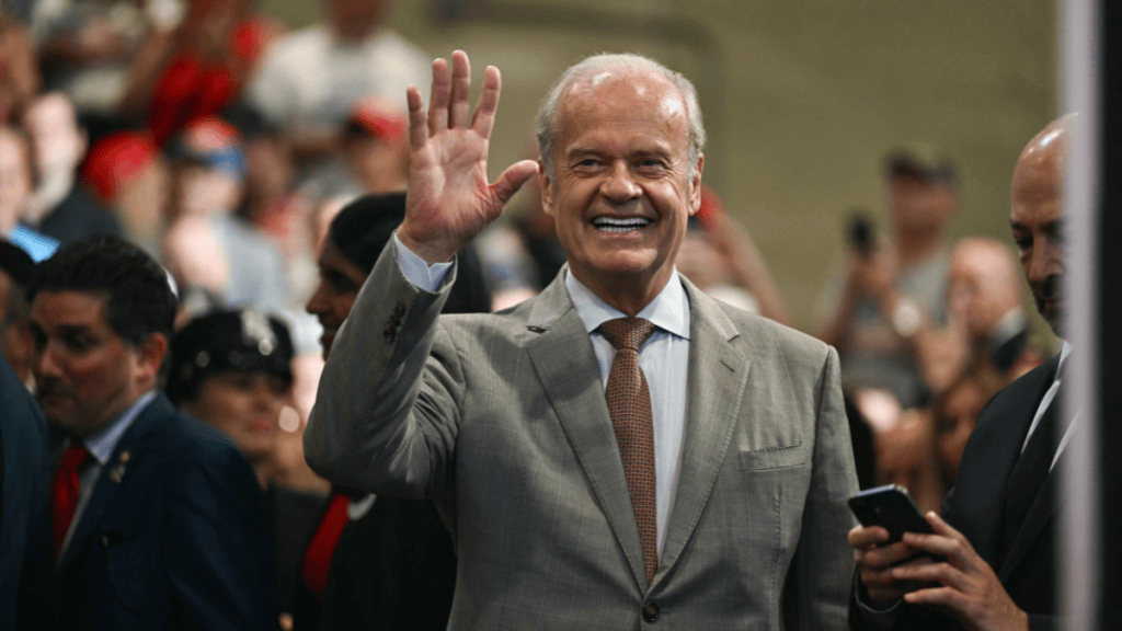 Kelsey Grammer says Donald Trump could be remembered as one of America’s best presidents, sparking backlash online.