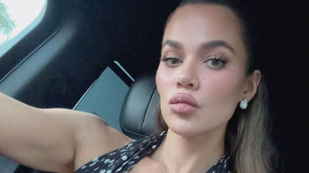 Khloe Kardashian Squats Down in Ultra-High-Cut Swimsuit for Xo Blue