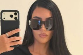 Kim Kardashian’s Dress Plunges All the Way Down to Her Waist