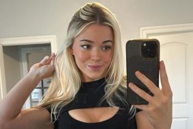 Livvy Dunne’s Dangerously Plunging Top Hangs by the Thinnest Straps