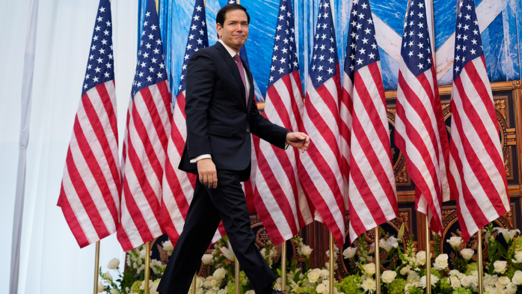 Marco Rubio faces scrutiny over senior aide Nate Hochman’s past controversy involving a Nazi-linked symbol