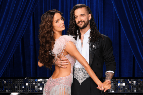 Maura Higgins and Mark Ballas compete on Dancing With the Stars.
