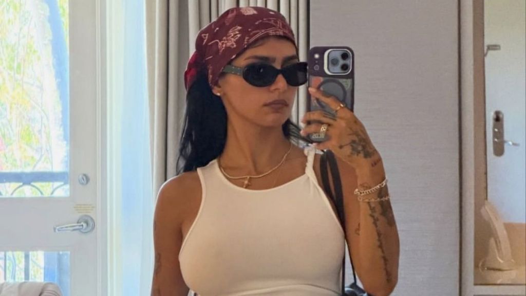 Mia Khalifa Goes Nearly Bare in a Thong That Shows Major Skin