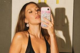 Millie Bobby Brown Celebrates Anniversary in Teeny Tiny Micro Minidress