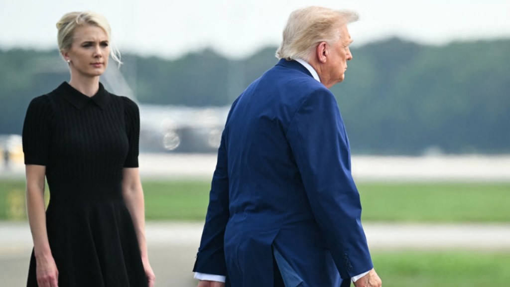 Donald Trump Appears With Natalie Harp as Melania Plans to Skip GOP Convention