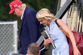 Donald Trump Returns From Ireland With Natalie Harp as Melania Stays Home