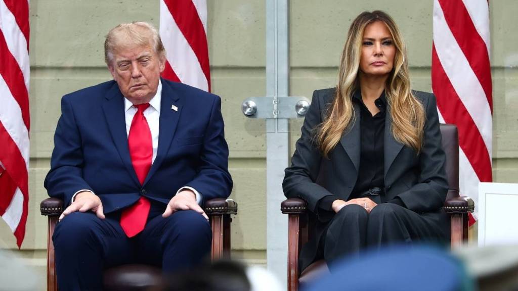 Donald Trump’s Closed Eyes at 9/11 Ceremony Prompt Blunt White House Denial
