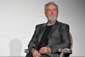 Ridley Scott discusses pushing forward with a mystery project after a studio setback.
