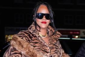 Rihanna’s Plunging Leopard-Print Lingerie Rides High Enough To Graze Her Curves