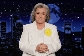Rosie O’Donnell joins Jeffrey Epstein survivors in a show of solidarity while performing “I Am Woman”