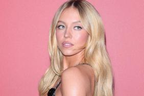 Sydney Sweeney Goes Braless Under a Slinky See-Through Sequined Dress