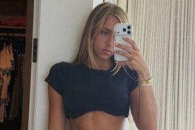 Tate McRae Barely Wears Her Top & Lets Her Lingerie Do the Rest