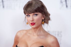 Taylor Swift's Plunging Lingerie-Style Dress Barely Contains Her Curves