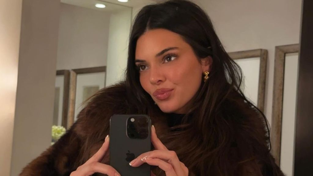 Kendall Jenner Puts on a Leggy Display in Bodysuit That Plunges to Her Waist