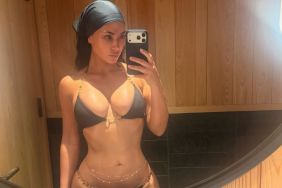 Kim Kardashian's Skimpy String Bikini Leaves Little Covered for SI Swimsuit
