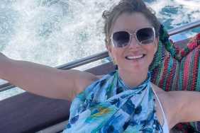 Elizabeth Hurley Flaunts Her Figure in a Bikini With a Scandalously Low Cut