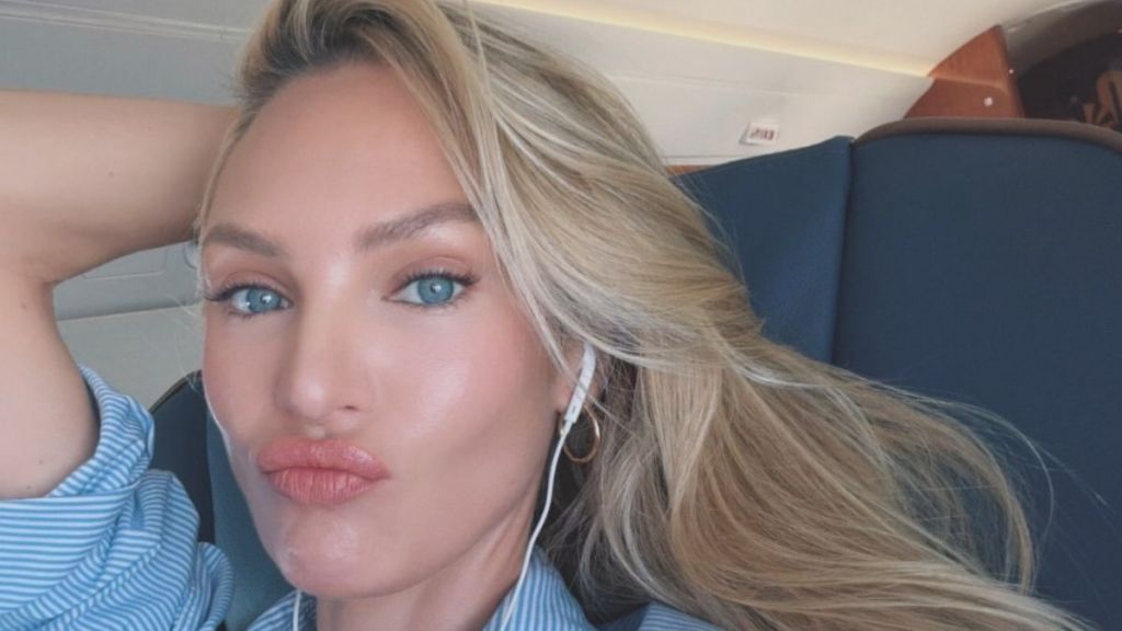 Candice Swanepoel’s Bikini Gets Even More Revealing Once It’s Soaked