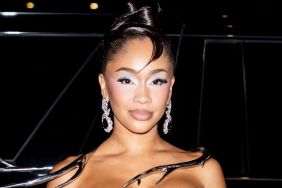 Saweetie Wears What Looks Like Metallic Twigs as a Gown at NYFW