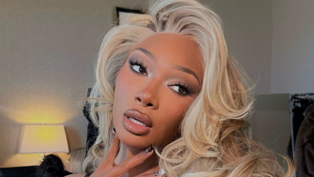 Megan Thee Stallion Gets Her Glam on in Sultry Red-Hot Lingerie