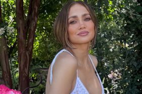 Jennifer Lopez's Cutout Fur Coat Conceals a Plunging See-Through Dress