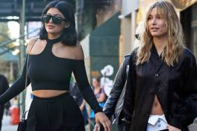 Kylie Jenner, Hailey Bieber & Kendall Jenner Make Plunging Tops Their Gym Uniform