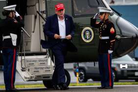Donald Trump’s Reaction During Marine One Arrival Alongside Natalie Harp Raises Eyebrows