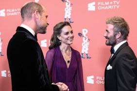 Prince William & Kate Middleton Cross Paths With the Beckhams at Movie Premiere