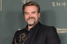 David Harbour celebrates his first Emmy win for his role in DTF St. Louis