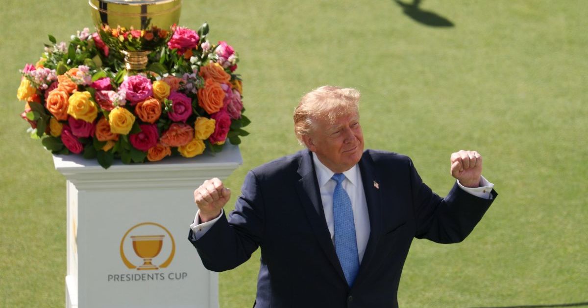 Donald Trump’s Long Handshake With Adam Scott Creates Awkward ...