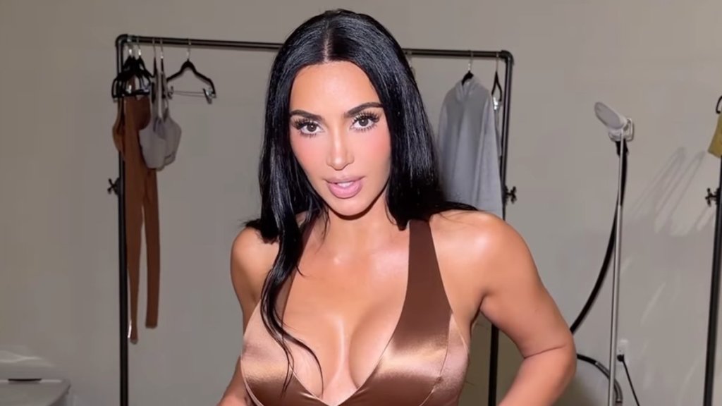 Kim Kardashian Nearly Spills Out of SKIMS’ Daring New Bra