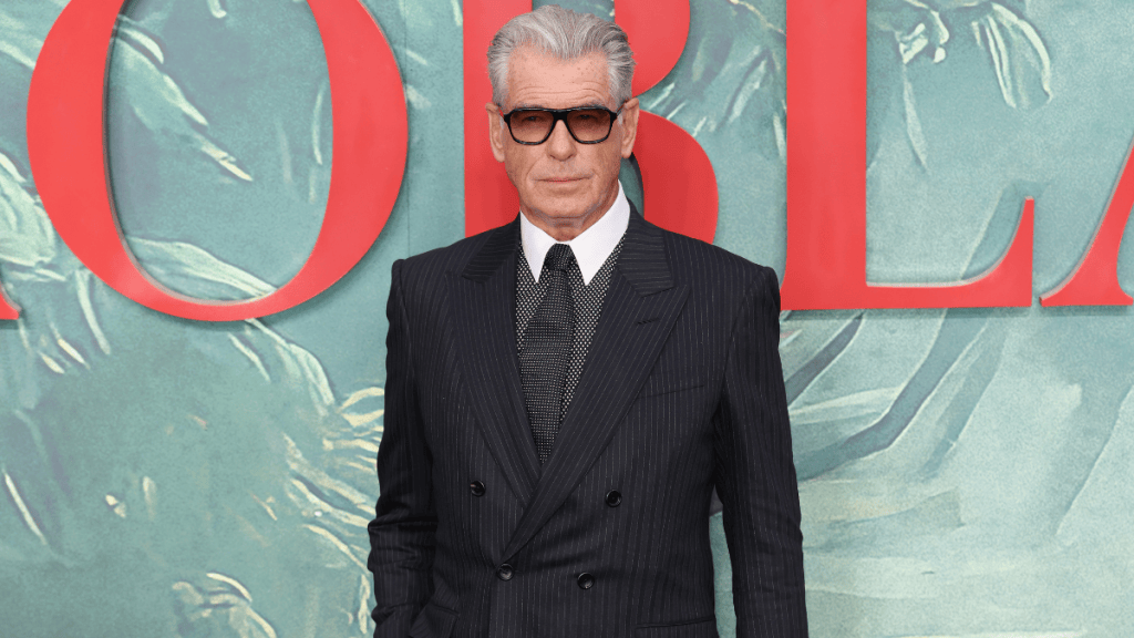 Pierce Brosnan dismisses rumors of a feud with Tom Hardy as MobLand prepares to return for Season 2.