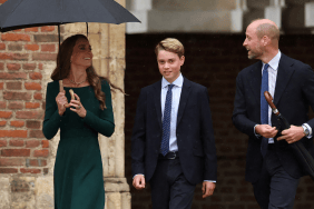 Prince William accompanies Prince George as he begins at Eton College