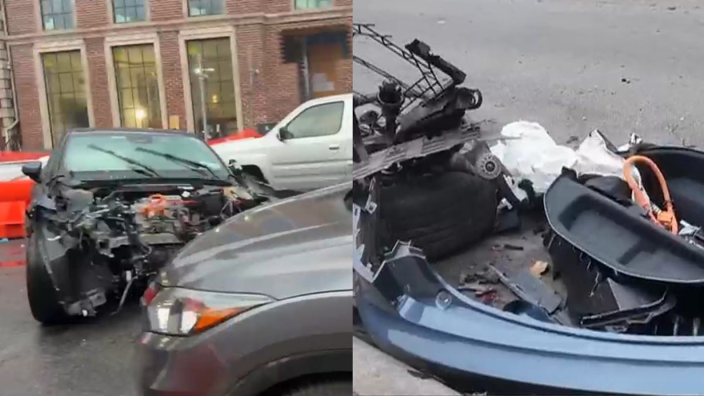 Teen Driver Crashes Into 13 Cars Flees on Foot New York