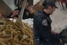 Two Cops Dinner Spot Wanted Man Fugitive Restaurant Panda Express California