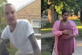 Video Man Fiancee Pulls Two Dogs Pitbulls Away Pregnant Woman Fiance Pit Bull