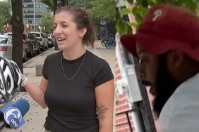 Woman Catches Man Assault 63 Year Old Victim Hit Bike Helmet Philadelphia