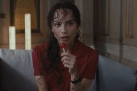 Zoë Kravitz Hunts Nicholas Hoult & Pete Davidson in New How to Rob a Bank Trailer