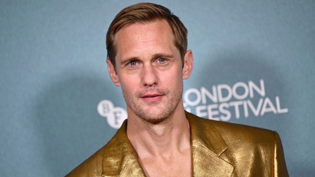 Alexander Skarsgård’s See-Through Shoes Become the Story at ‘Wicker’ Premiere